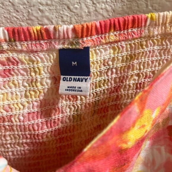 ✨Old Navy Fitted Linen-Blend Crop Sz Medium Top✨ - Picture 7 of 8